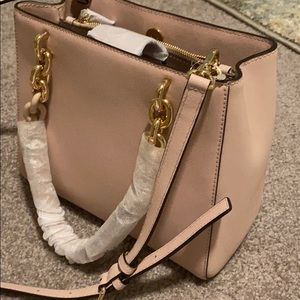 Kors Cynthia satchel in soft pink shoulder handbag
